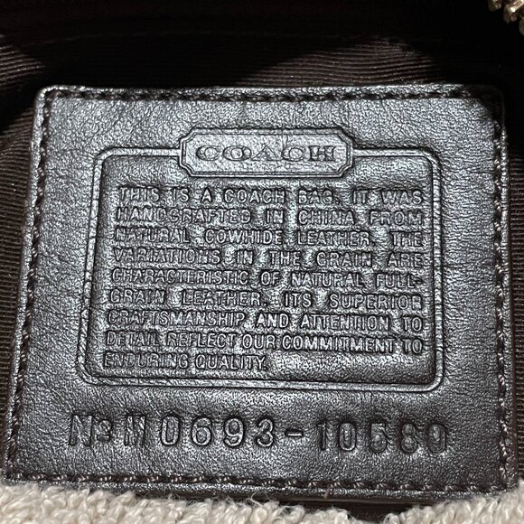 Vintage Coach Soho Hamilton Brown Leather EW Satchel Shoulder Bag 10580 - Picture 3 of 12